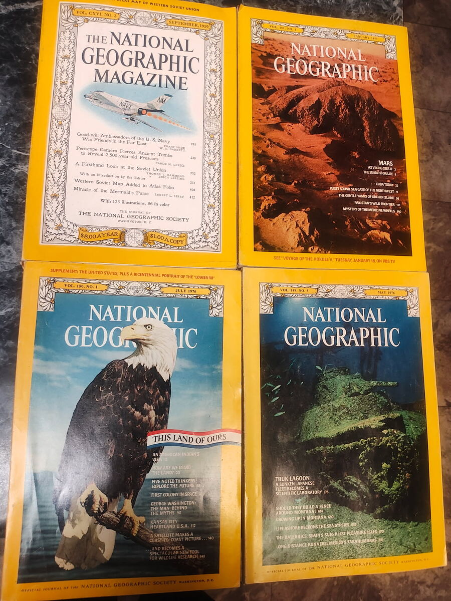 National Geographic Magazines