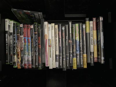 Empty Game Cases And Other Items
