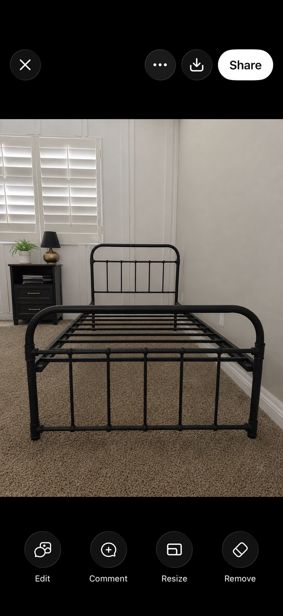 2 twin size beds