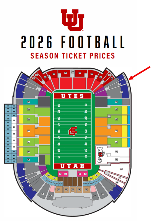 University of Utah Football Season Tickets