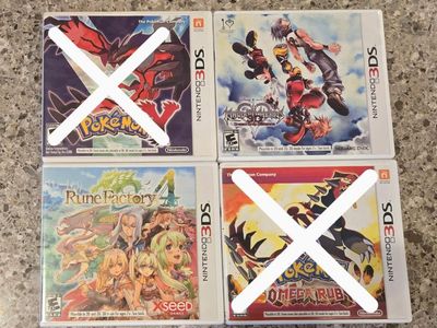 Nintendo 3ds game bundle including Rune Factory 4! Trades considered!