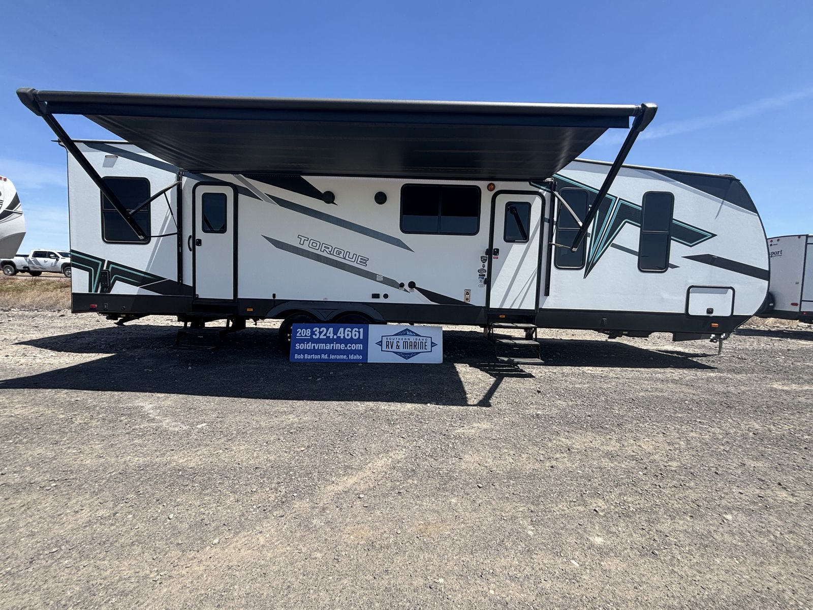 Torque T333 Toy Hauler *Bumper Pull style* Private Garage*