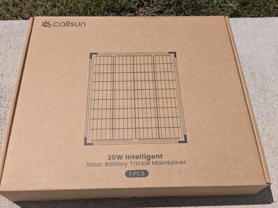 30w Solar Battery Maintainer