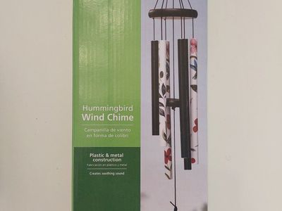Hummingbird Floral Wind Chime