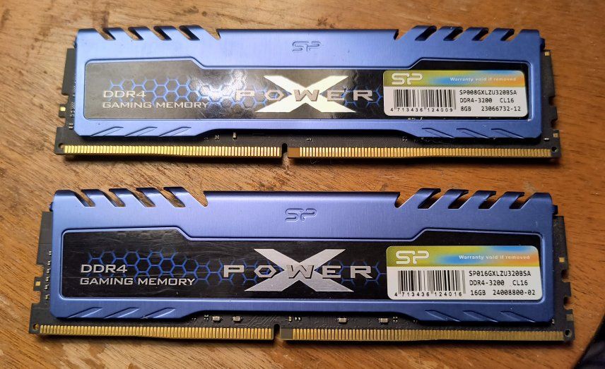 Silicon Power XPOWER DDR4-3200 CL16 Gaming Memory RAM Kit (16GB & 8GB) - 24GB Total