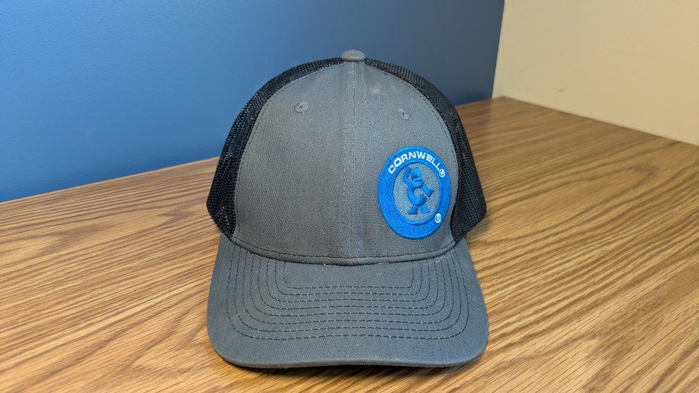 Gray Black Blue Cornwell Mesh Back Adjustable Trucker Hat One Size Casual