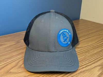 Gray Black Blue Cornwell Mesh Back Adjustable Trucker Hat One Size Casual