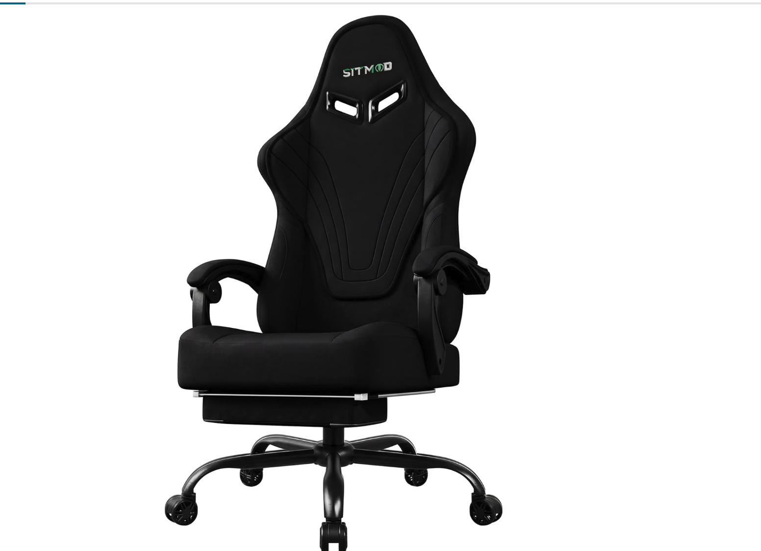 Brand New Gaming Chair, Big and Tall Gaming Chairs  with Footrest and Lumbar Support, Comfortable Ergonomic Fabric