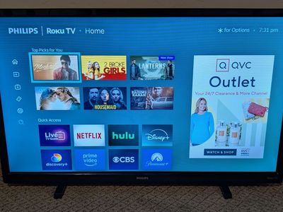 32" Philips Roku Flat Screen TV