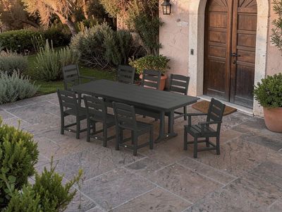 POLYWOOD Farmhouse Outdoor Dining Table and Chairs Set - NEW IN BOX