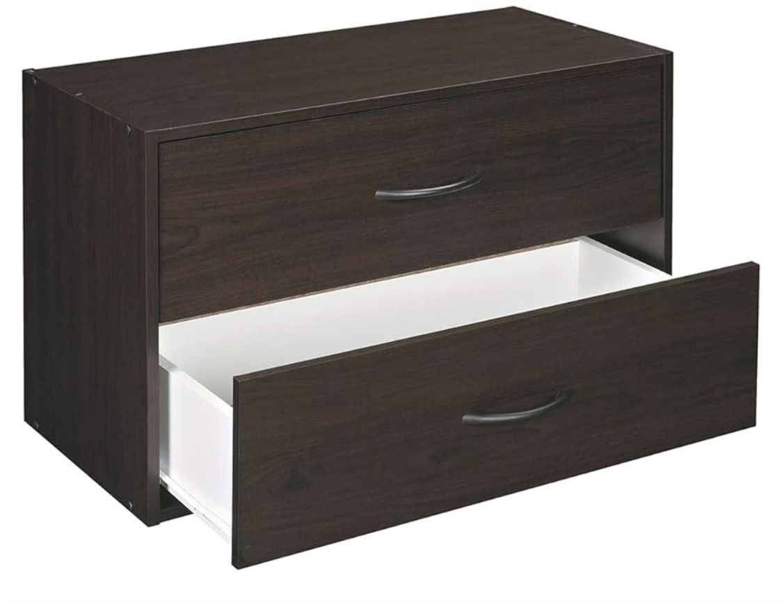 Wood Stackable Organizer Cabinet Drawer Dresser