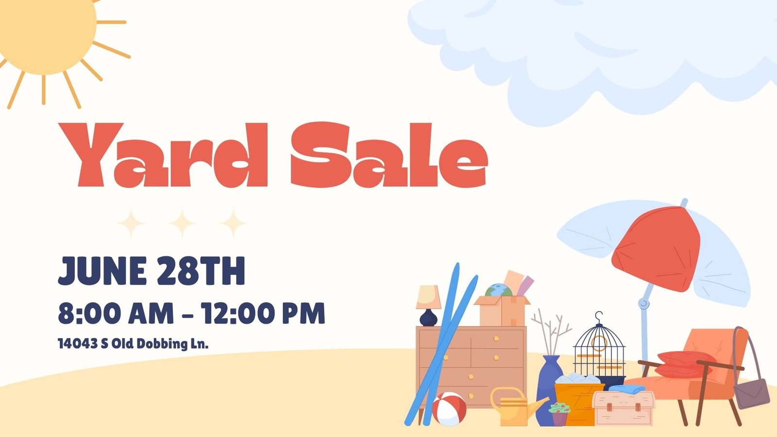 Draper Yard Sale 8-12pm