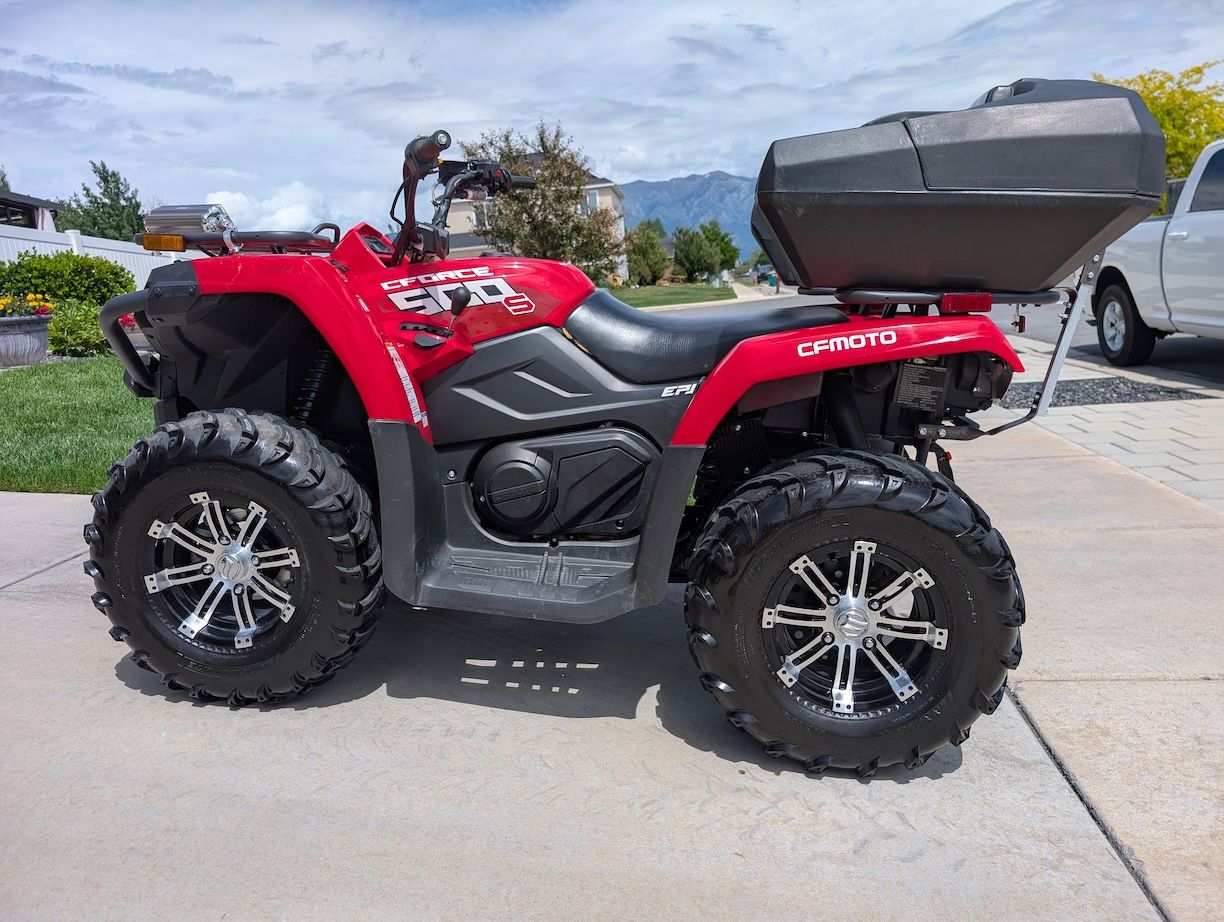 2019 CFMoto ATV with 424 miles
