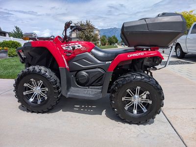 2019 CFMoto ATV with 424 miles