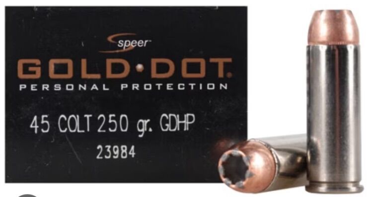 Speer Gold Dot 45 Colt Ammo