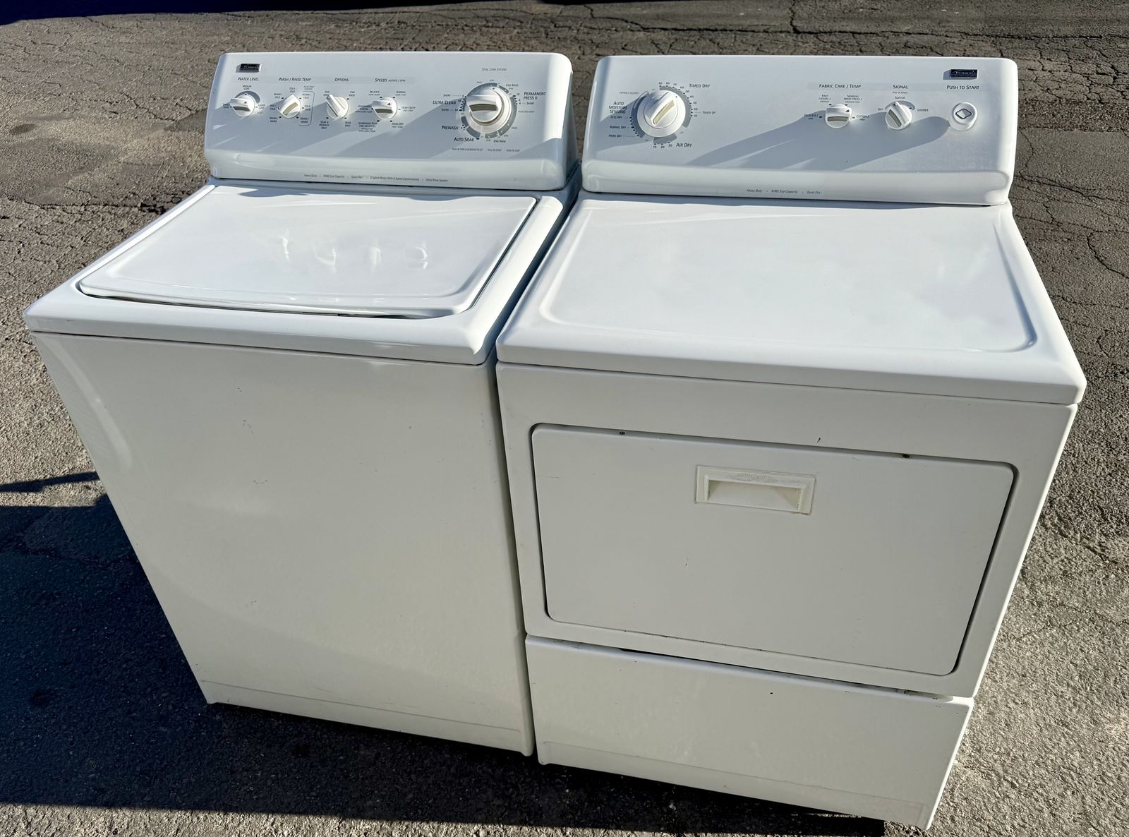 Kenmore washer&dryer free delivery