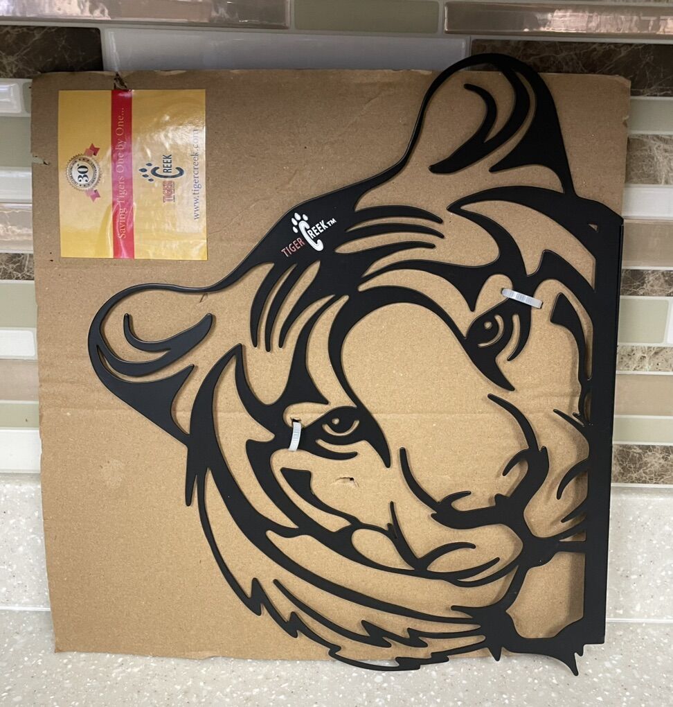 Metal Tiger Silhouette