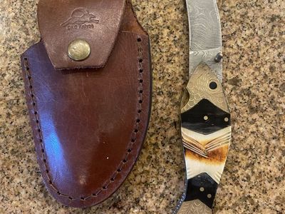 DKC Camel-Bone Collectible Pocketknife