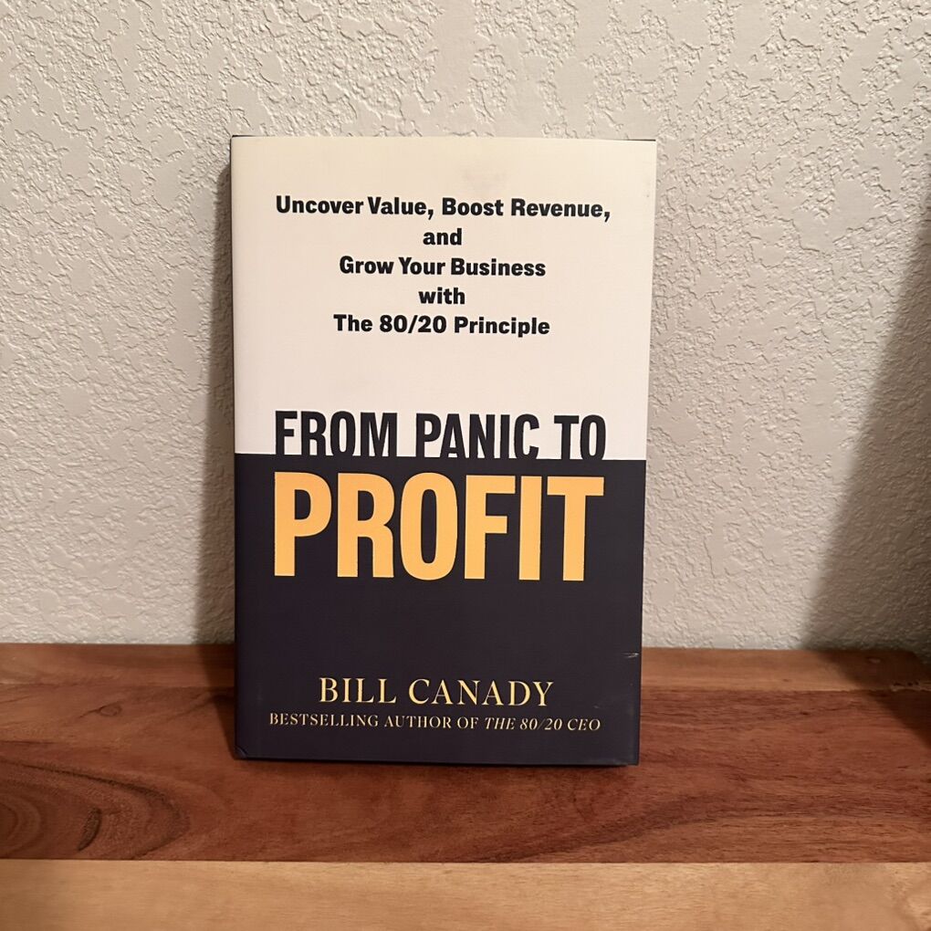 New From Panic To Profit Hardcover Book