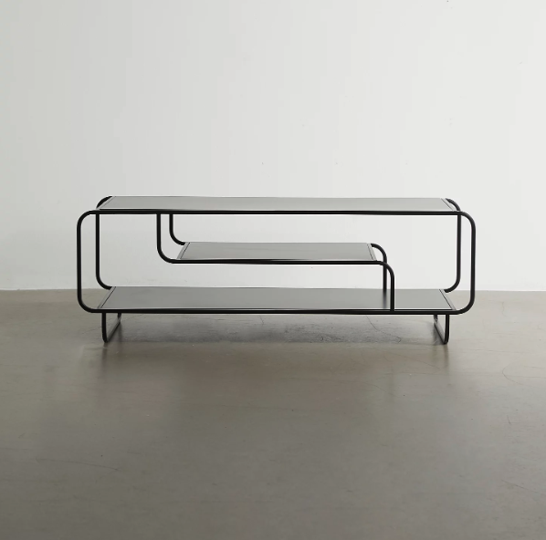Urban Outfitters Alana 3-Tier Metal Coffee Table – Black