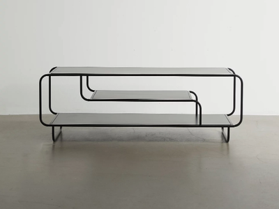 Urban Outfitters Alana 3-Tier Metal Coffee Table – Black