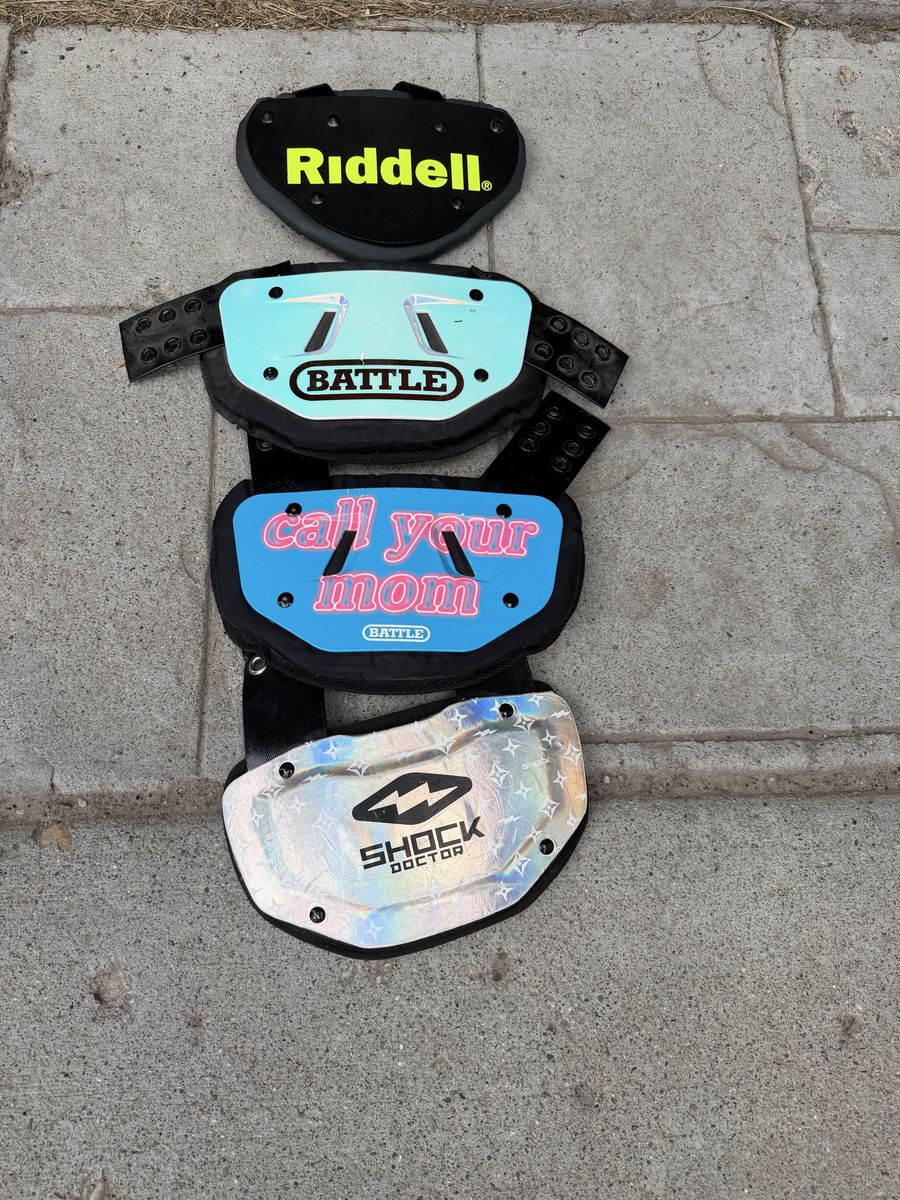 Football back plates