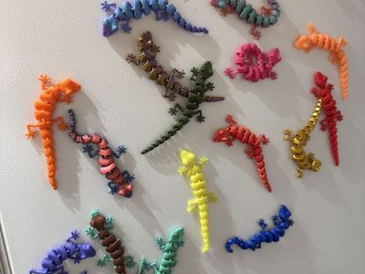 Magnetic geckos toys