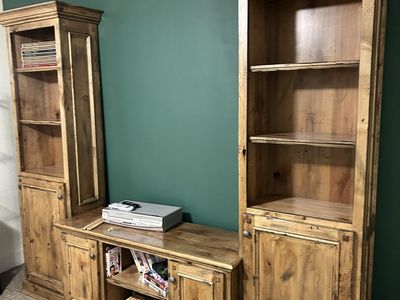 Tv stand cabinet custom made with alder
