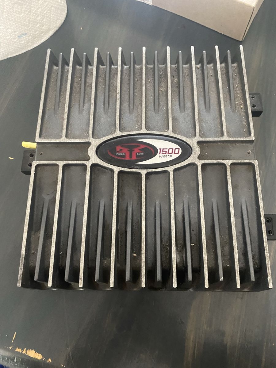 Old school Rockford Fosgate 1500 watts