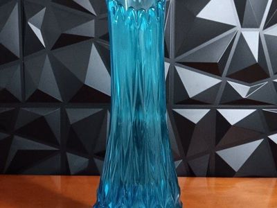 LARGE STUNNING VTG L.E. SMITH Blue DIAMOND BUTT Ar