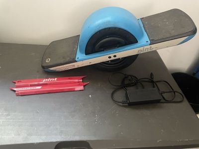 Future Motion Onewheel Pint Electric Skateboard with Charger and Extra Rails One Wheel