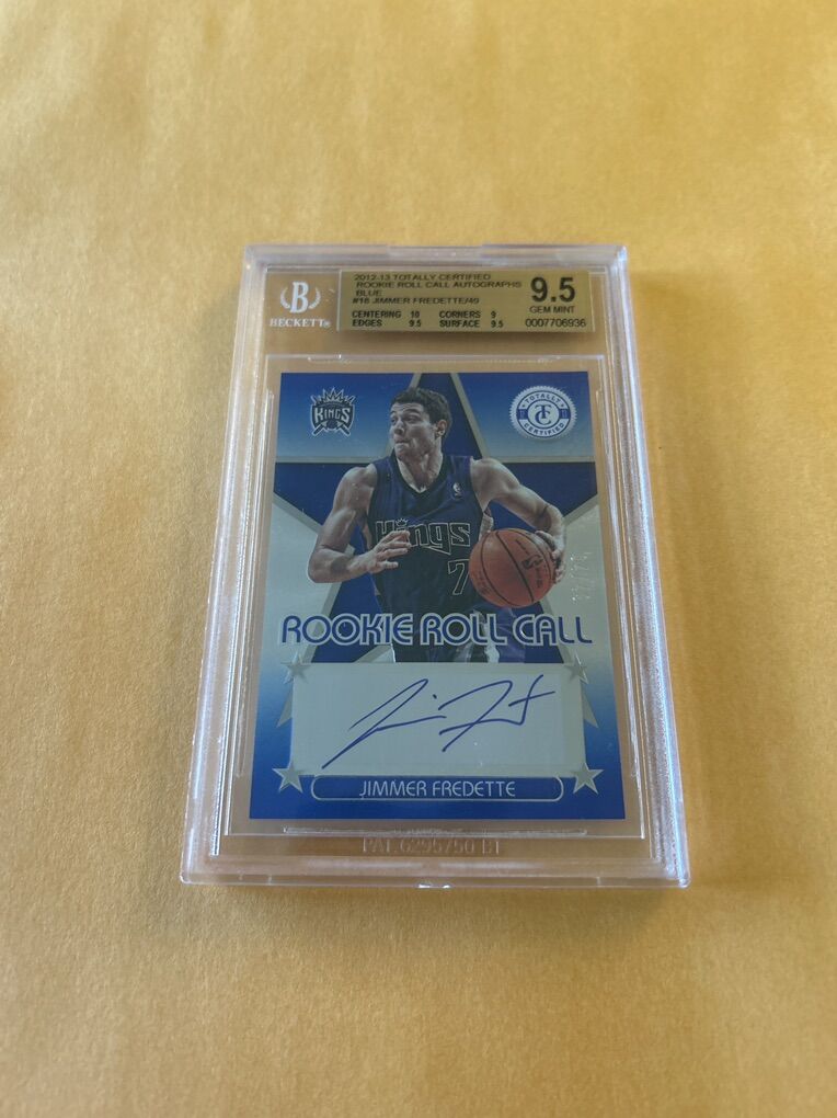 Jimmer Fredette Autograph RookIe Gem Mint 9.5 Auto