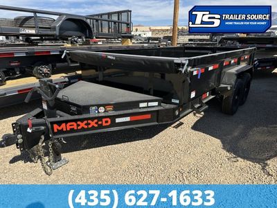 7x14 Maxx-D DJX Dump Trailer - 24" Sides - 15K GVWR