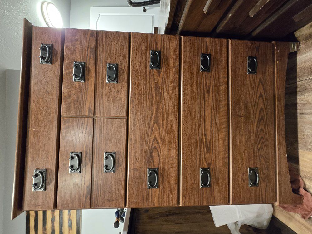 Desk and Dresser Combo