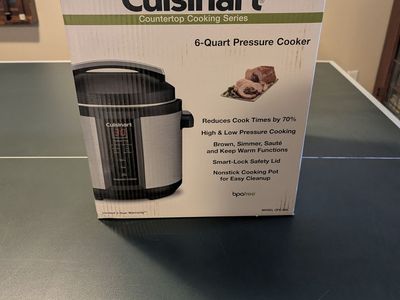 Brand new Cuisinart 6 qt pressure cooker