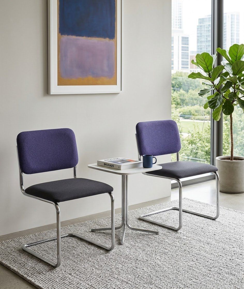 Marcel Breuer for Knoll Cesca Side Chairs