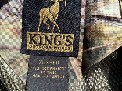 Kings Camo Rain Jacket XL