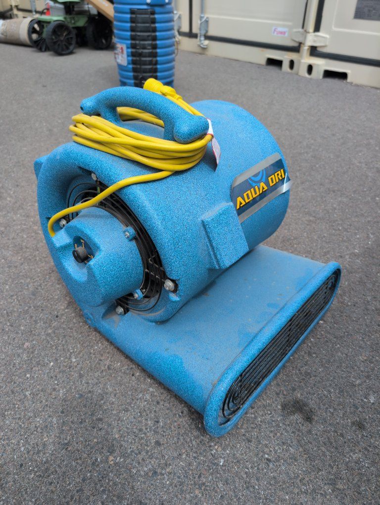 Aqua Dri Commercial Air Mover Blower Fan for Water Damage Restoration and Drying