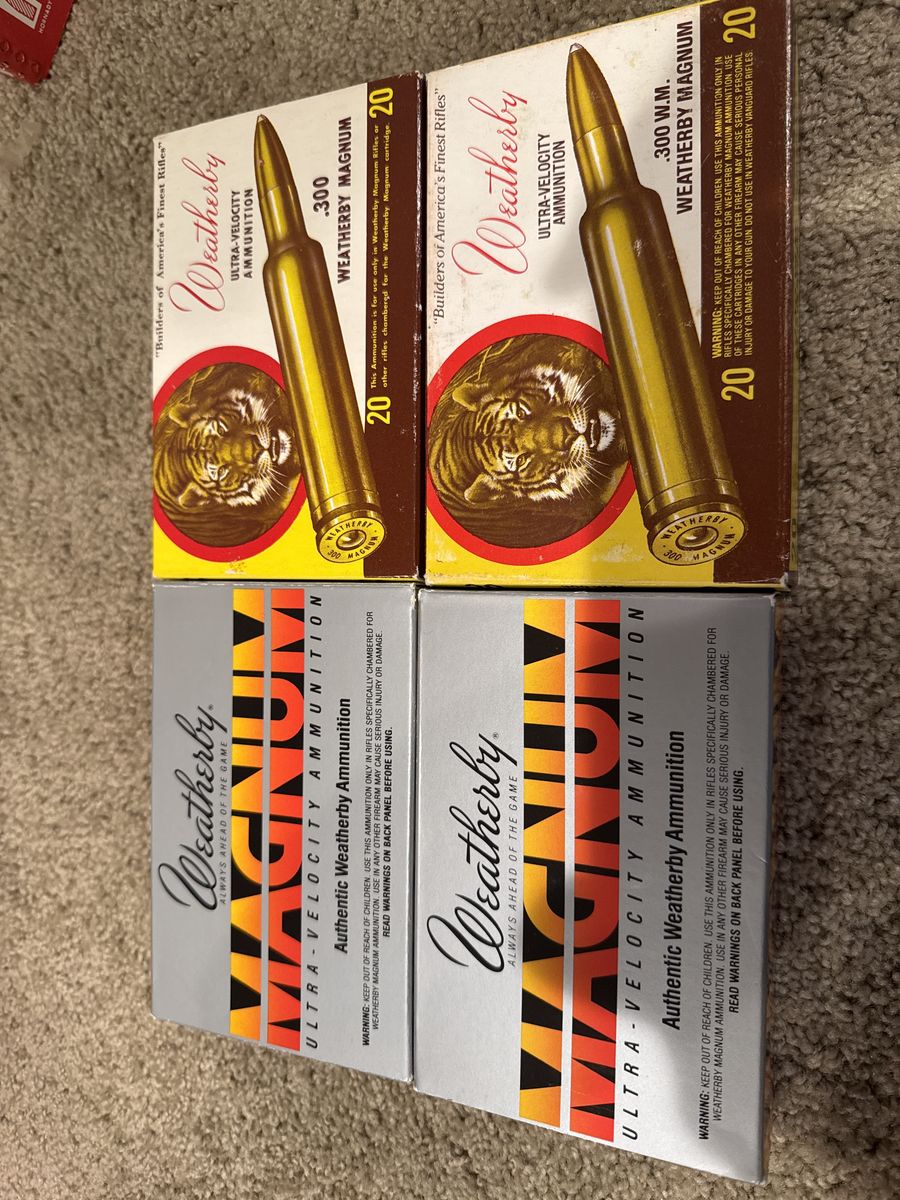 Weatherby 300 Magnum ammmunition