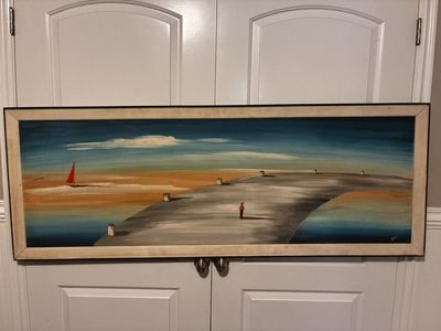 Stunning MCM Carlo Painting