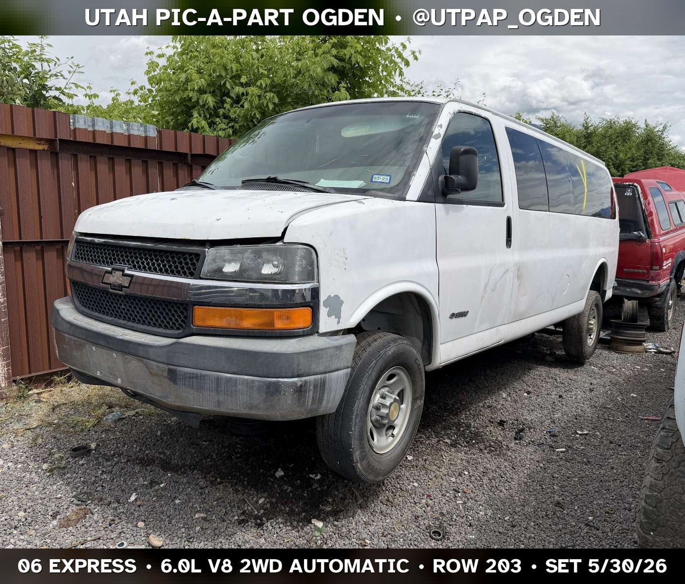 2006 Chevrolet Express Parts - UTPAP Ogden