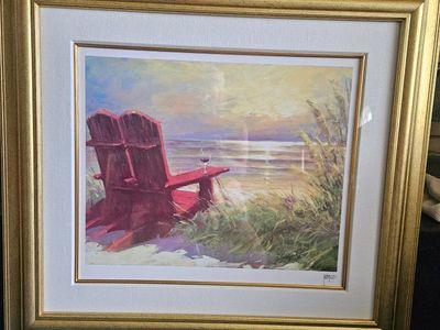 Marko Mavrovich Framed Art Print 'It Gets Better' Beach Scene