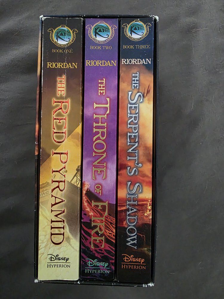 Rick Riordan Kane Chronicles Box Set: The Red Pyramid, Throne of Fire, Serpent's Shadow (Books 1-3)