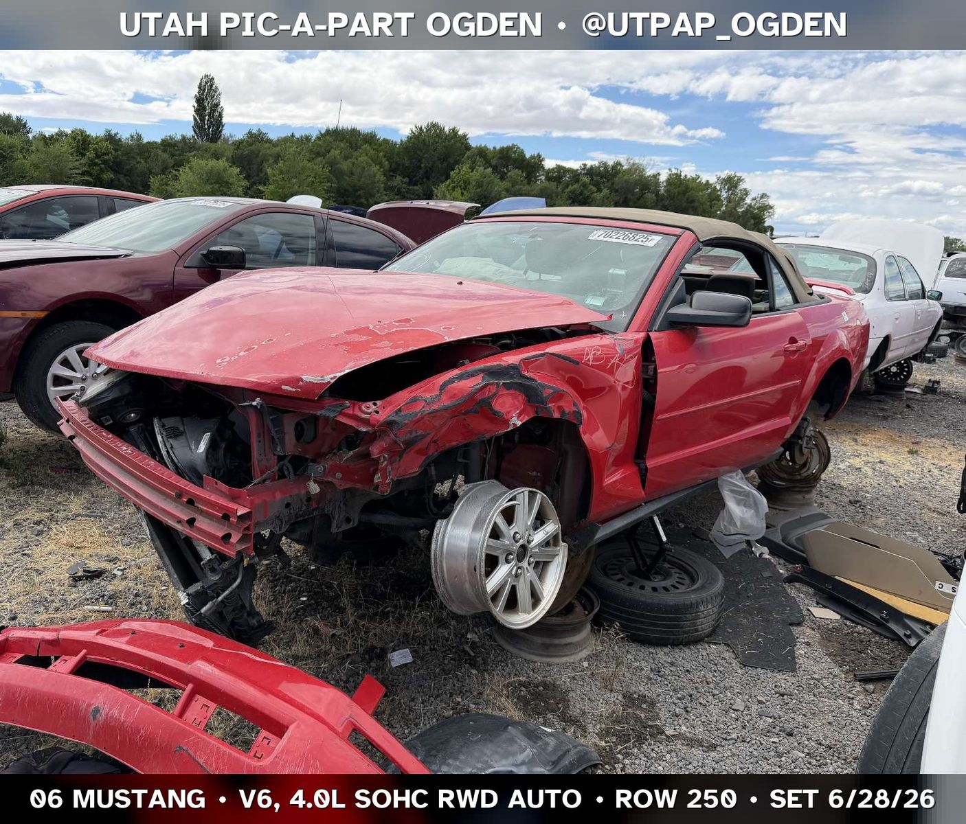 2006 Ford Mustang S197 Parts - UTPAP Ogden
