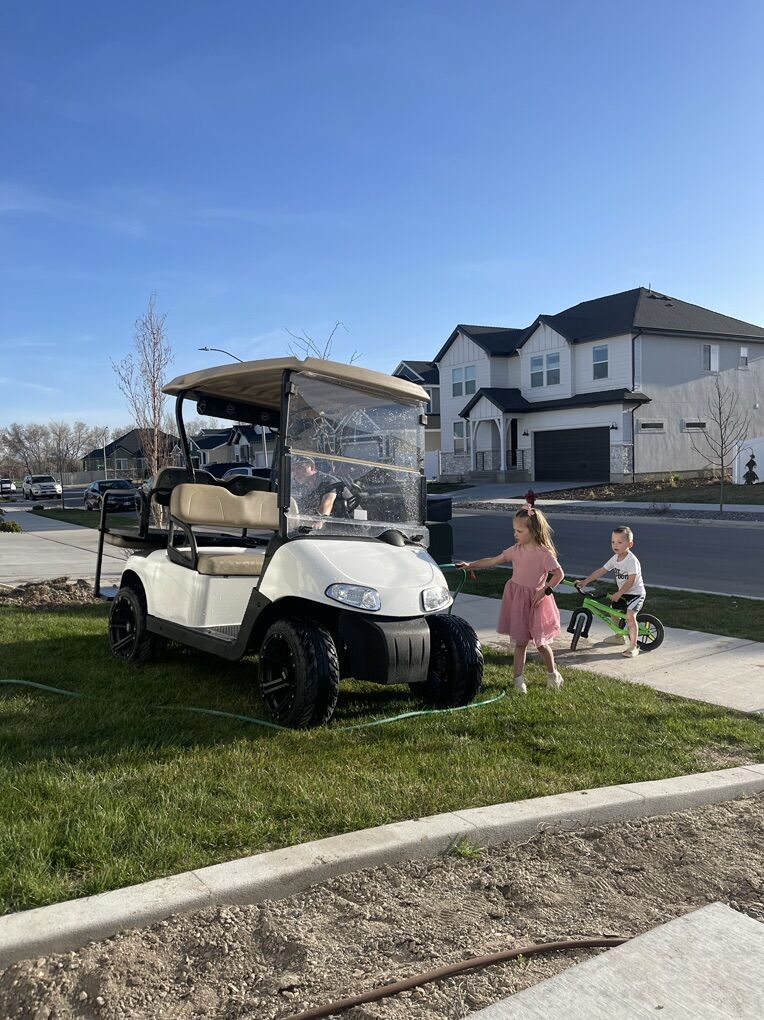 4 seater Custom EZGO Golf Cart