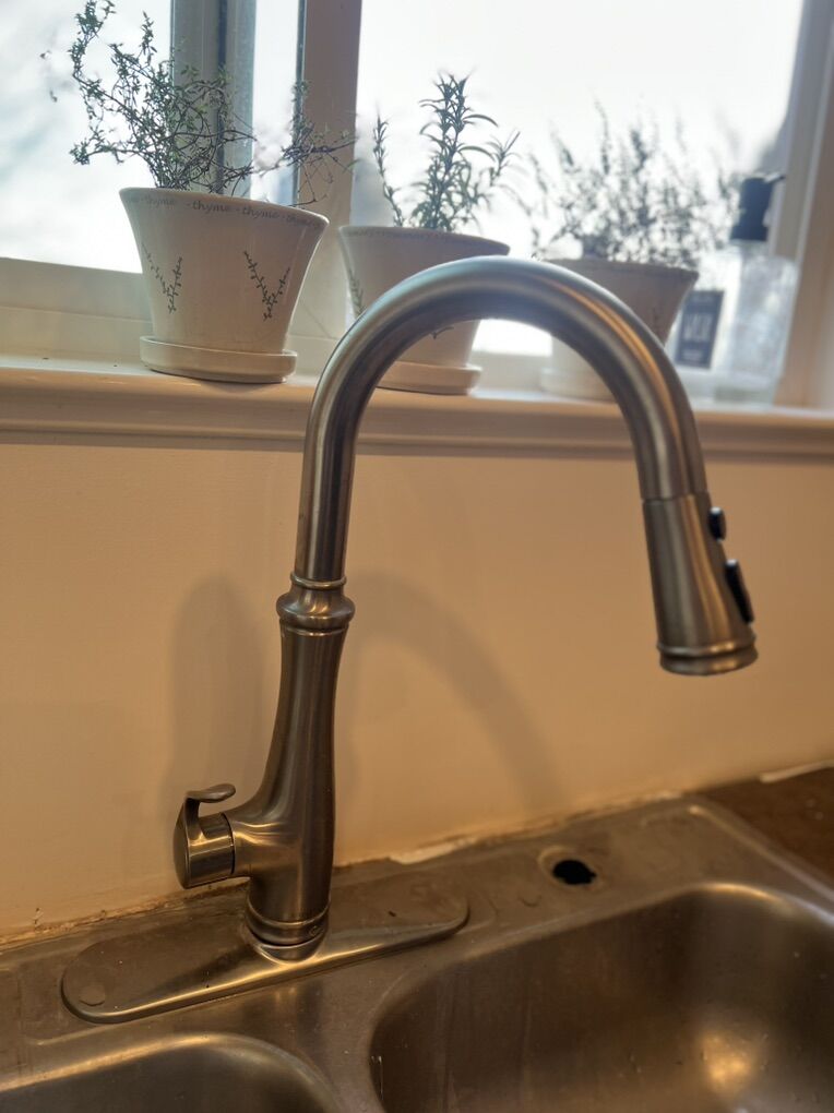 Stainless Steel Sink & Kohler Faucet