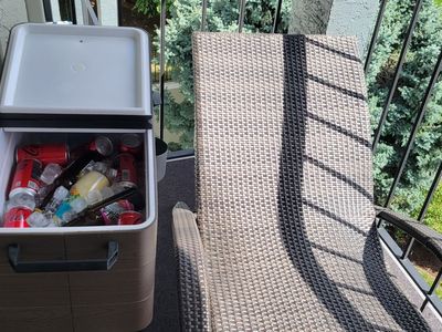 Premium allen + roth Rolling Patio Cooler (60-Quart)