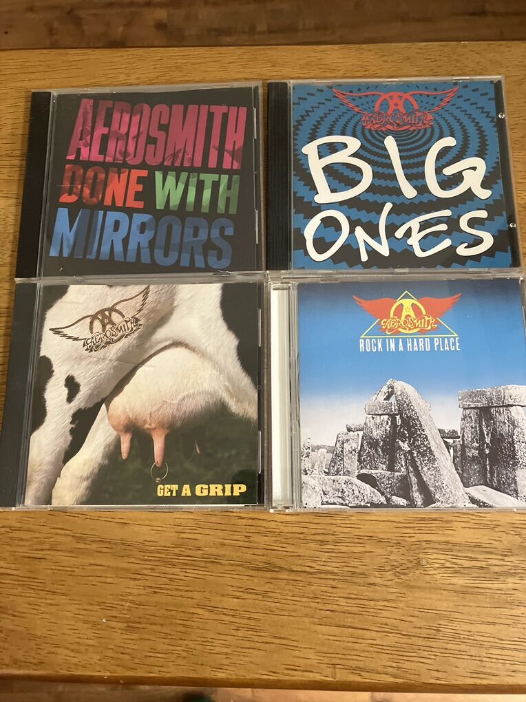 Group Of 4 Aerosmith CDs Excellent Condition