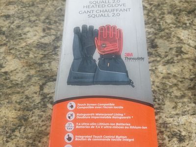 Mobile Warming Squall 2.0 Heated Gloves 3M Thinsulate Waterproof