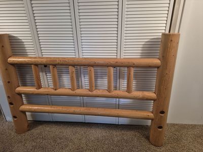 Lodgepole bed frame